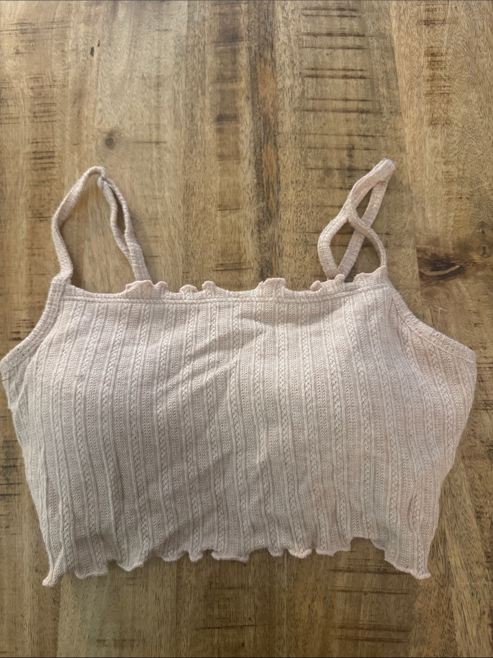 Gilly Hicks Soft Ribbed Pink bra bralette NEW NWT SIZE MEDIUM